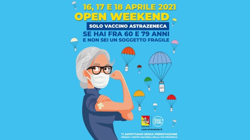 Vaccini, 16 17 e 18 aprile “Open Weekend” AstraZeneca