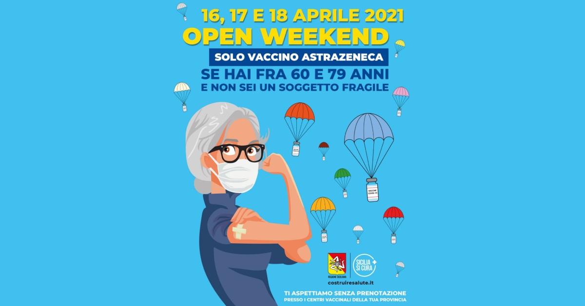 Vaccini, 16 17 e 18 aprile “Open Weekend” AstraZeneca