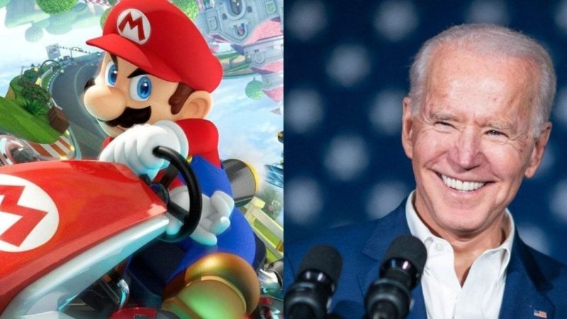 Homo ludens: Biden gioca a “Mario Kart” con la nipote