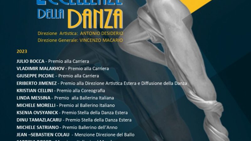 Il Premio Eccellenze della Danza a Noto. Al via la 4° edizione