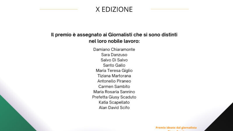 Domani la X edizione del premio “Penna Maestra” a Siracusa