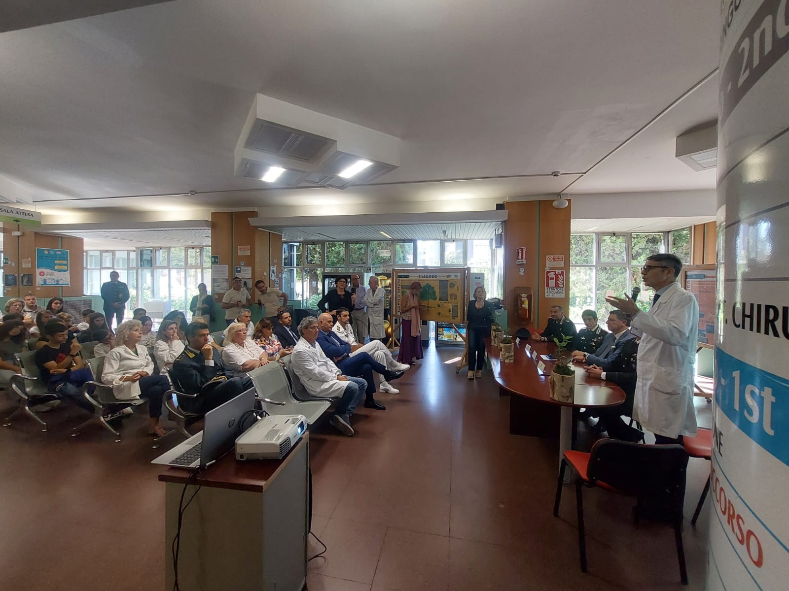 Un albero per la salute, all’ospedale Umberto I le piante donate dai carabinieri