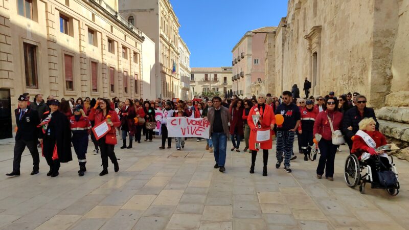 I giornalisti siracusani oggi in prima linea          nel corteo contro la violenza sulle donne