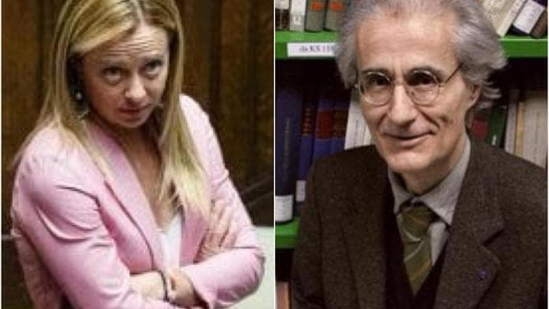 Meloni contro Canfora, anatomia di una querela