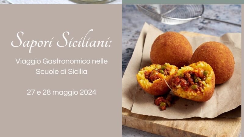 “Sapori Siciliani: Viaggio Gastronomico nelle Scuole” Prende il Via Oggi ad Avola, Rosolini e Pachino