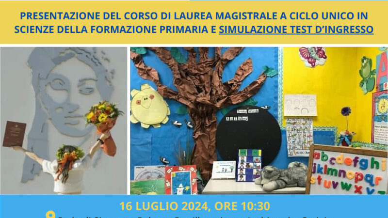 Futuri insegnanti della Scuola Primaria e dell’Infanzia: a Siracusa ed Enna i workshop di orientamento UniKore