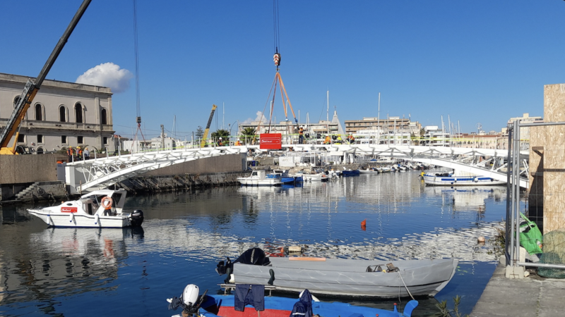 Inaugurazione ponte ciclopedonale in Ortigia