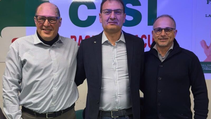 Lorenzo Pagano è stato rieletto Segretario Generale della FNS CislRagusa Siracusa,