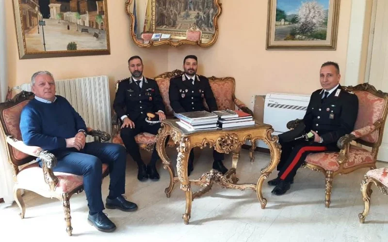 Il sindaco di Canicattini Bagni ha ricevuto il Comandante provinciale dei Carabinieri